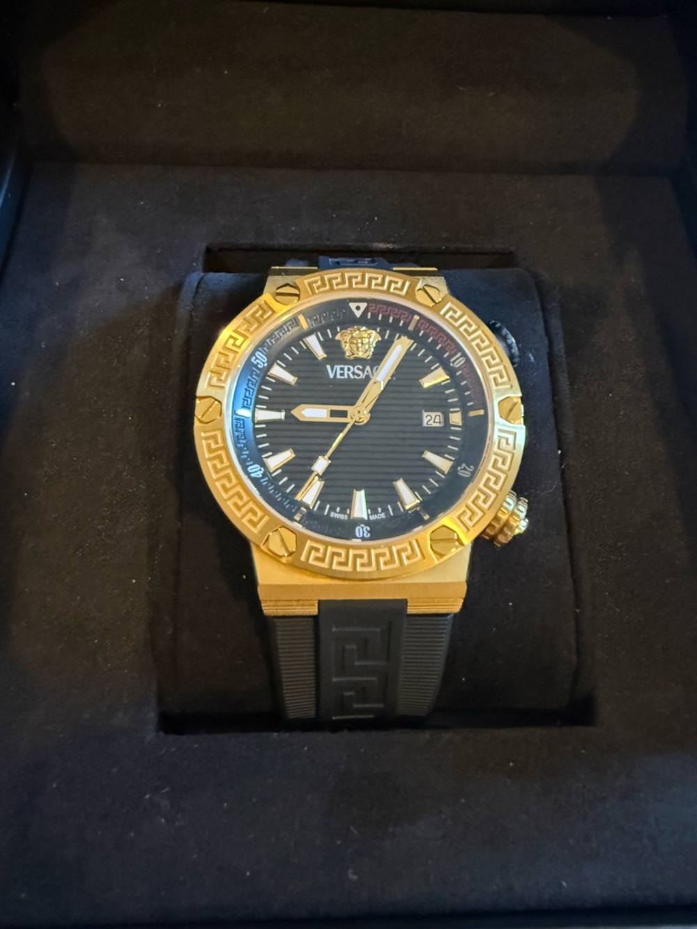 Men’s Versace Greca Logo Diver Watch